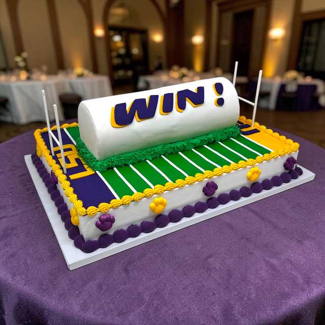LSU WIN! BAR with a Sheet Cake ๐๐ ๐ฏ ๐