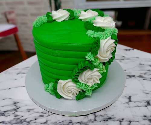 St. Patrick's Day Rosette with Cascading Rosettes
