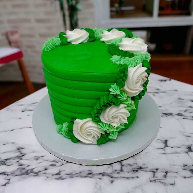 St. Patrick's Day Rosette with Cascading Rosettes