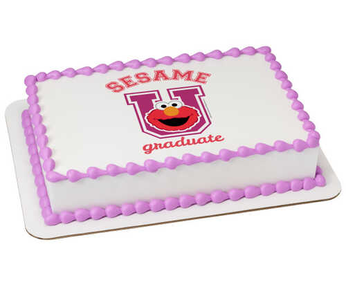 Sesame Street® Sesame Graduate PhotoCake® Edible Image®