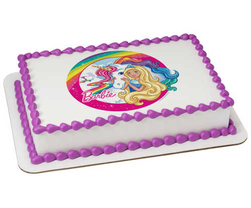 Barbie™ Dreamtopia - Imagine PhotoCake® Image