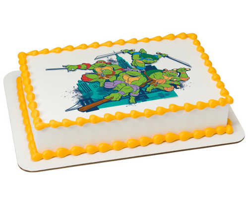 Teenage Mutant Ninja Turtles Cowabunga PhotoCake® Image
