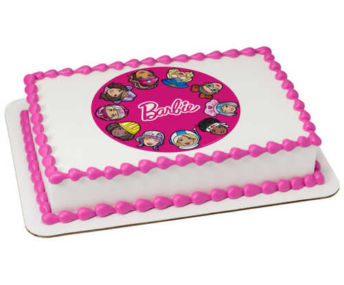 Barbie™ She Does It All PhotoCake® Edible Image®