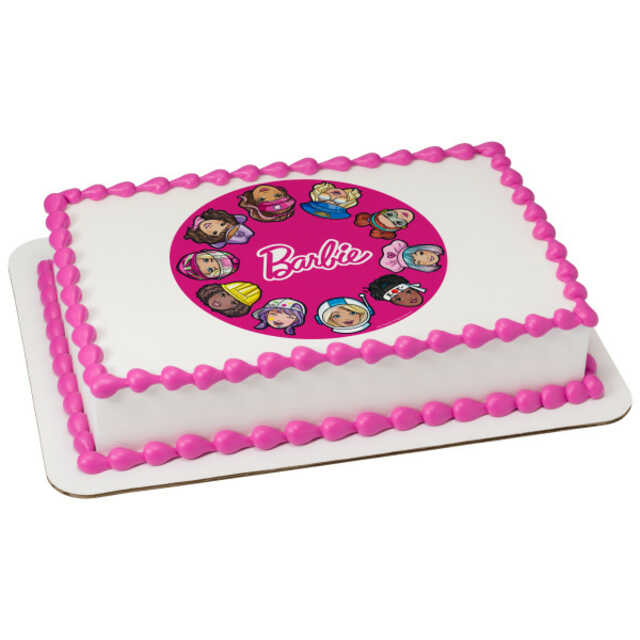 Barbie™ She Does It All PhotoCake® Edible Image®