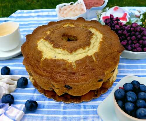 Blueberry Pound Cake