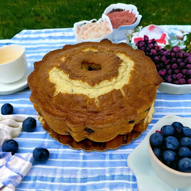 Blueberry Pound Cake