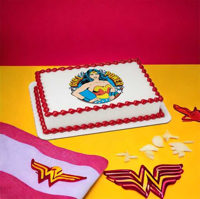 Wonder Woman™ Girl Power! PhotoCake® Edible Image®