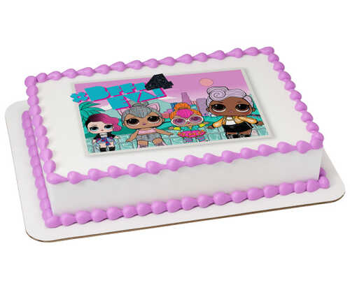 L.O.L. SURPRISE!™ Shine Bright PhotoCake® Edible Image®