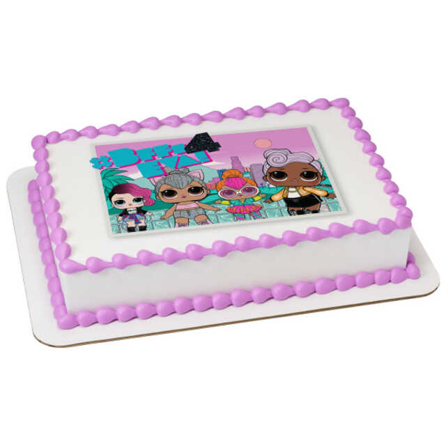 L.O.L. SURPRISE!™ Shine Bright PhotoCake® Edible Image®