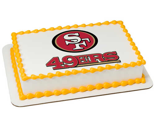 NFL San Fransisco 49ers Team PhotoCake® Edible Image®