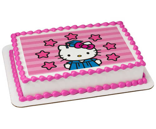 Hello Kitty® Shine Bright PhotoCake® Edible Image®