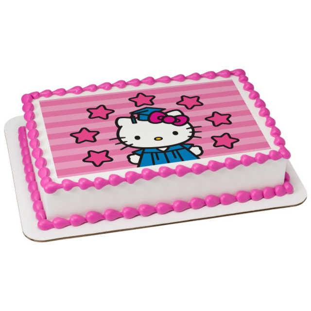 Hello Kitty® Shine Bright PhotoCake® Edible Image®