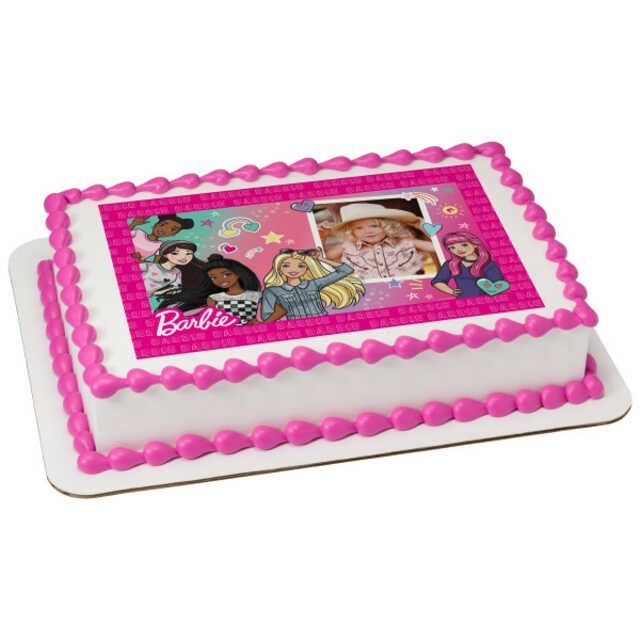 Barbie™ Best Friends PhotoCake® Edible Image® Frame