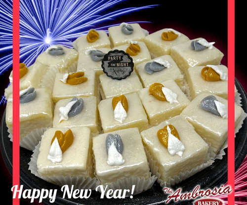 "New Year's" Petit Four Trays