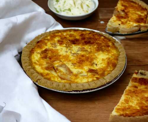 Ham and Cheddar Cheese Quiche