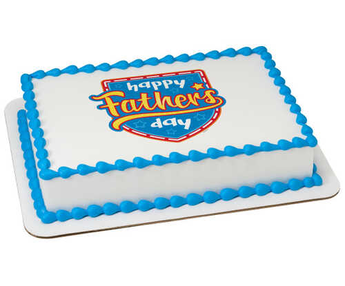 Happy Father's Day Hero PhotoCake® Edible Image®