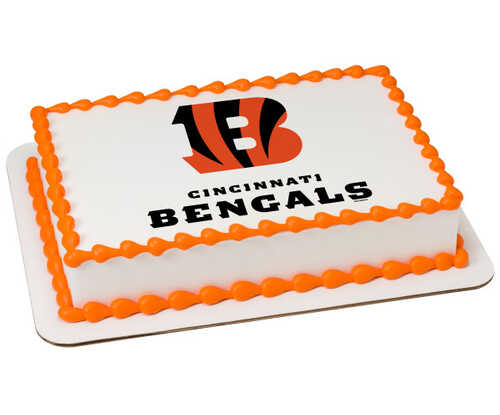 NFL - Cincinnati Bengals Team PhotoCake® Edible Image®