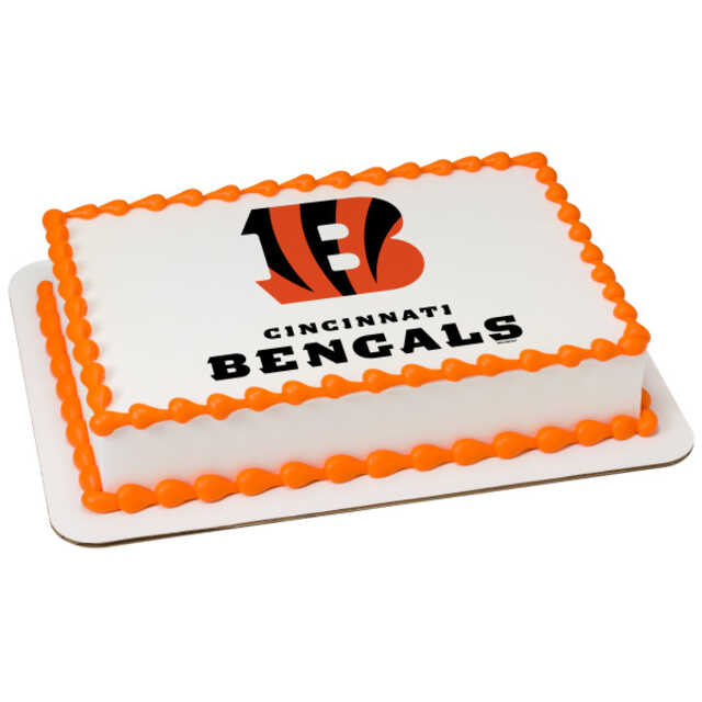 NFL - Cincinnati Bengals Team PhotoCake® Edible Image®