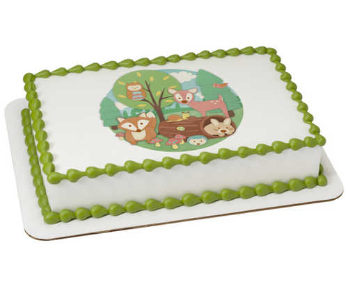 Woodland Buddies PhotoCake® Edible Image®