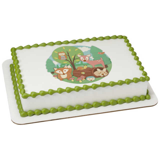 Woodland Buddies PhotoCake® Edible Image®