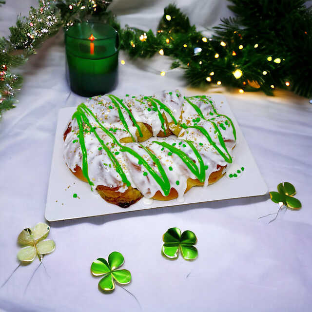 St. Patrick's Day King Cake extra
