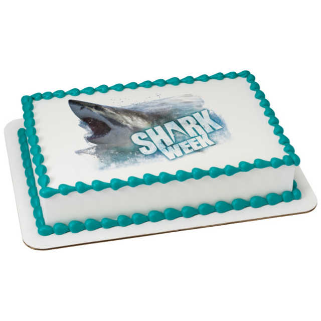 Discovery Shark Attack PhotoCake® Image