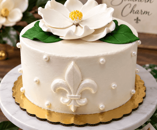 Southern Charm – Louisiana-Inspired Cake ⚜️