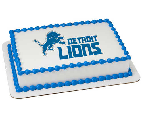 NFL - Detroit Lions Team PhotoCake® Edible Image®