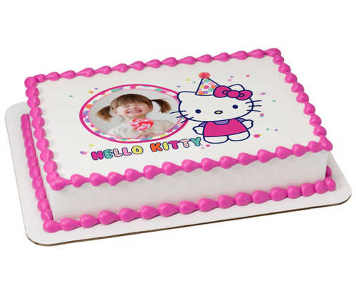 Hello Kitty® So Much Fun PhotoCake® Edible Image® Frame