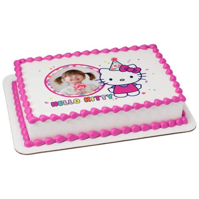 Hello Kitty® So Much Fun PhotoCake® Edible Image® Frame