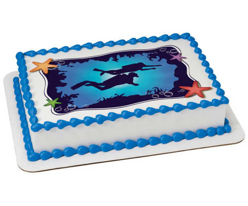 Scuba PhotoCake® Edible Image®