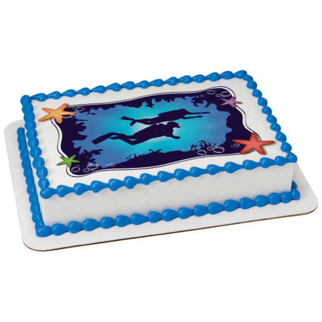 Scuba PhotoCake® Edible Image®